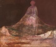 Cassullo, Amalia 'Figura femenina', leo, 50 x 60 cm.