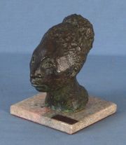 ALONSO, Jos 'Cabeza', escultura de bronce.