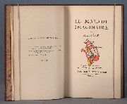 MOLIERE, Jean Baptiste Poquelin. Le Malade Imaginaire. Paris, Ed. Ren Kieffer, 1921