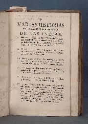 GONZALEZ BARCIA (Andrs). Historiadores primitivos de las Indias Occidentales, 1749, pleno pergamino de poca (28)