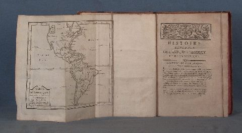ROUBAUD, Abbe Pierre Joseph Andr. Histoire Gnrale de lAsie, de lAfrique et de lAmrique, 1770-1775. 5 tomos. (49)