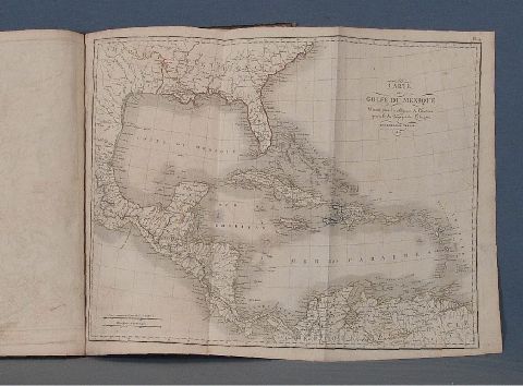 LA HARPE (Jean Francois). Abrg de lhistoire gnrale des voyage, 1825. 24 tomos de texto y 1 tomo de Atlas (32)
