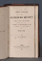 MUSSET (Alfred de). Oeuvres Compltes, 1877. 11 tomos. (59)