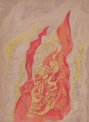 Ratner, El Otoo y El Fuego, litografias en colores