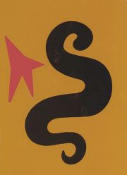 Calder, Alezander, Abstracto, litografa de Maeght. Publicada por Dierriere Le Miroir Diciembre1971