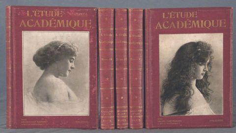 VIGNOLA, A. Letude academique - recueil de documents humains, Paris, c.1900. 5 Volmenes.