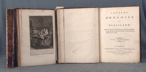 Lettres D Leloise et Abailarol, 3 volmenes con grabados, Paris, 1796.