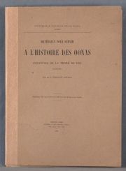 LAHILLE, Fernand: MATERIAUX POUR SERVIR A L  HISTOIRE...1926. 1 Vol.