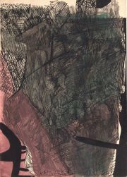 VAINSTEIN, Alejandro. Abstracto, tcnica mixta, 35 x 25 cm.