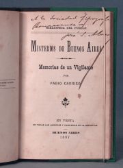 FABIO CARRIZO, Jos S. Alvarez, Fray Mocho, 1 Vol.