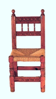 Mesa espaola mayorquina con 6 sillas