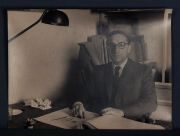Sameer MAKARIUS; fotografa sobre gelatina de plata. Aos 60. 'Alfredo Hlito', fda al dorso. 39,5 x 29 cm
