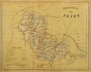 Mapa provincia de Jujuy. Ao 1889