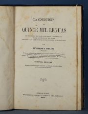 Zeballos, E.: La conquista de quince mil leguas. Bs.As. 1878. 2 Edicin, Enc. de poca.