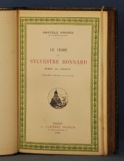 France, Anatole: Le crime de Sykvestre Bonnard. Paris, 1921. Tirada de 300 ej. Este ej. n 154.