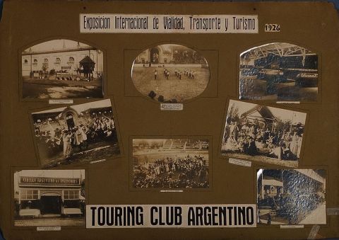 Exposicin Internacional de Vialidad Transporte y Turismo organizada por el Touring Club Argentino en la rural, circa