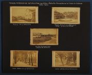 Primera Exposicin de la Industria....en la Ciudad de Crdoba. 1871 - 1872. 10 albminas pegadas sobre cartulina.