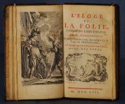 ERASMO: L ELOGE DE LA FOLIE. Traduit du latin dErasme....1 Vol