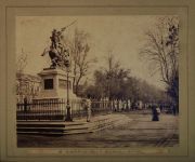 Albminas, Salto del Soldado; Monumento O'Higgins en la Alameda-Santiago y Caravana de Gauchos-Argentina. Deterioros.