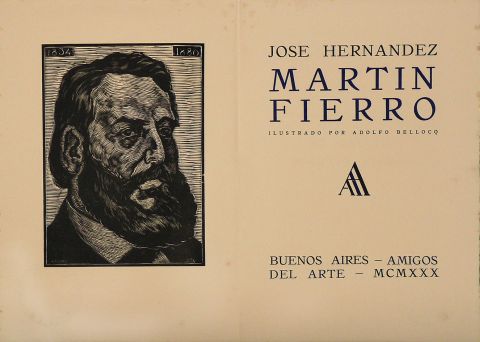 HERNANDEZ, Jos: 'MARTIN FIERRO'