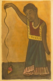 Rivera, Diego, litografa coloreada a mano, inf. al dorso