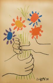 Picasso, Le Bouquet, serigrafa