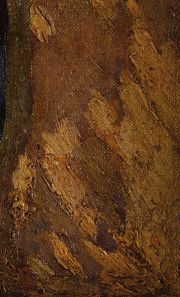 BERMUDEZ, Jorge; Arcada con personajes norteos, leo sobre tela firmado. Mide: 62 x 56,5 cm.