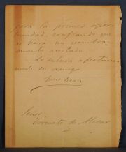Julio A. Roca, carta a Torcuato de Alvear, recomendando al Dr. Leonardo Gonzalez Garao. Marzo - 2 - 1883. Col. Juan C.