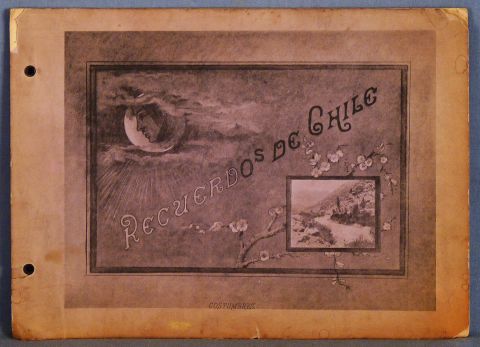 FOTOGRAFIA. Album: Recuerdo de Chile con 12 reproducciones fotogrficas de 20 x 27 cm. Fotgrafo Diaz I. Spencer. Circa