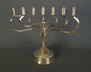 Candelabro de siete velas estilo Colonial - Menorah -11-