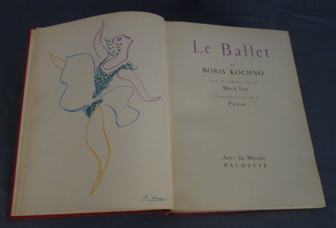 Kochno - Lit de Picasso . Le Ballet. 1 volumen