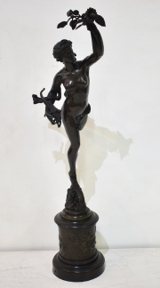Fulconis. Diosa Griega escultura bronce