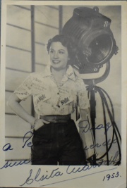 ELSA MARVAL, fotografa de la gran soprano llamada el Ruiseor de las Amricas. foto de Carmen, AO 1953.