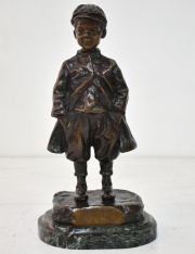 J Cardona, Spotman, escultura de bronce
