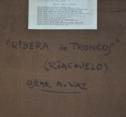 Vaz, Oscar 'Ribera de Troncos (RIACHUELO)', leo