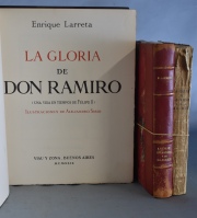 Enrique Larreta. La Gloria de Don Ramiro y otros. 3 Vol.