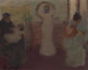 Laddaga 1973 'La Nona', al dorso etiqueta galeria Wildenstein, 23 x 29,5 cm.