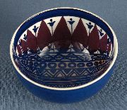 Bowl de porcelana azul Copenhagen