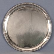 Fuente circular de plata francesa -13-