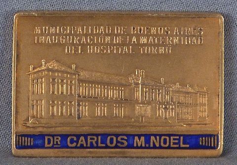 Hospital Tornu - De C.M. Noel - medalla