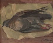 CENTURION, Emilio | 'Ave' | óleo | 22,5 x 28 cm.