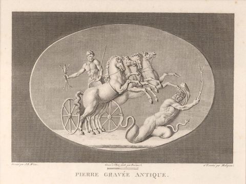 Pierres Gravees Antiques, aguafuertes, S. XVIII, 18 x 24