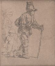 Rembrandt, Personaje, grabado.