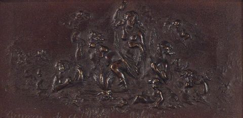 Escenas Clásicas, relieves bronce romanos.