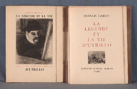 Carco. La Légende et la Vie D´Utillo. 11 litografias originales de Maurice Utrillo