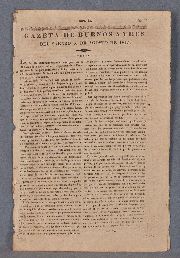 PERIODICO. GAZETA DE BUENOS AYRES Nro. 15 del Sabado 5 de Agosto de 1815