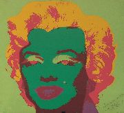 Warhol, Marilyn Monroe, serigrafia firmada por el autor en Studio 54 en 1980, publicado por The Sunday B. Morning