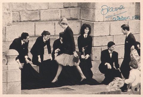 Fotografia de Diana y Charles en visita a Portugal, 1987