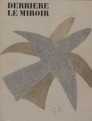 Braque, Georges, Aves, litografia de Maeghi. Publicada por Derriere Le Miroir Julio 1964
