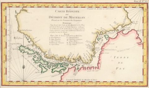 MAPA, Carte Reduite du Detroit de Magellan